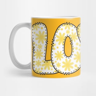 Love - Yellow Daisies Mug